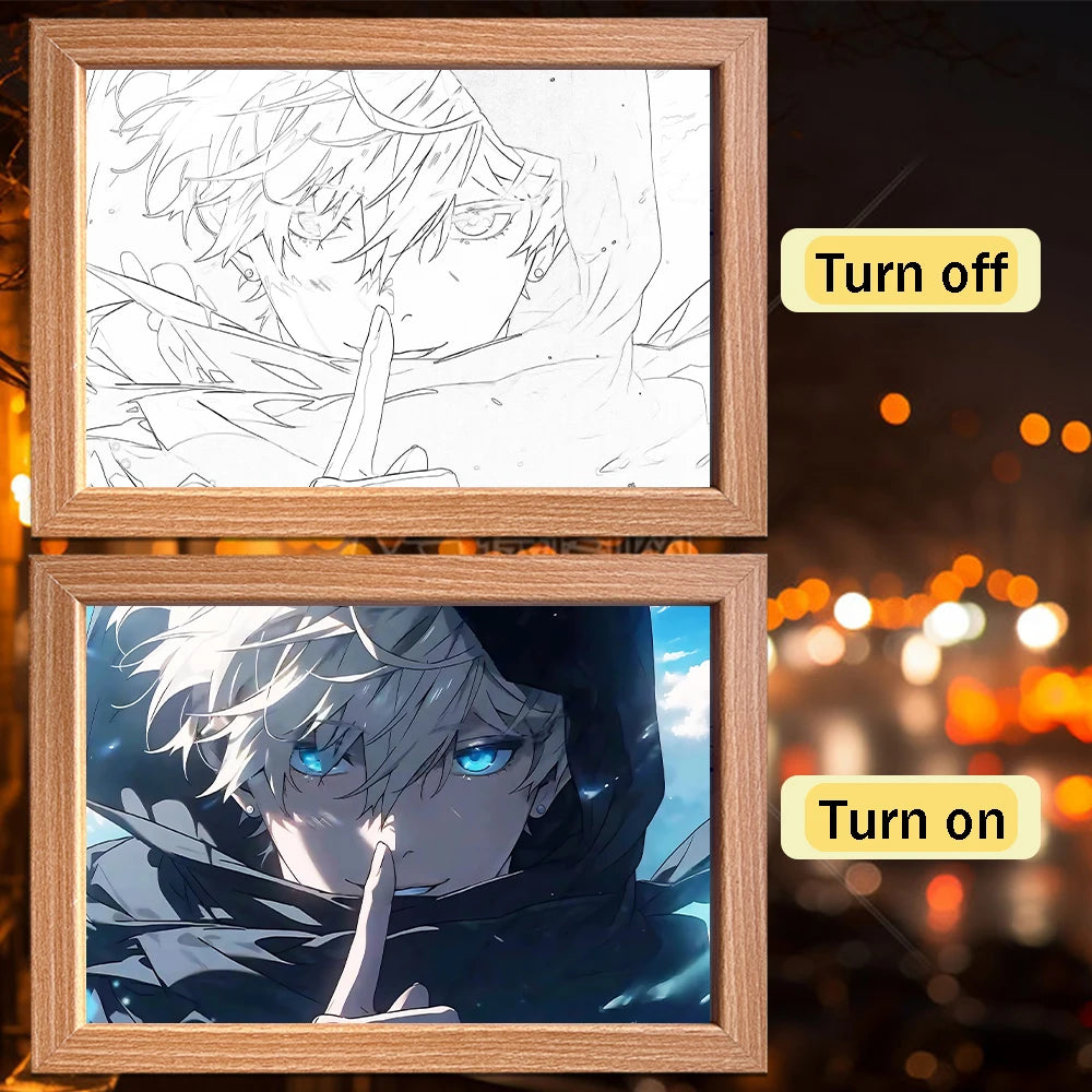Gojo Satoru Moonlight Lamp - JJK Anime Night Light | Tekryu