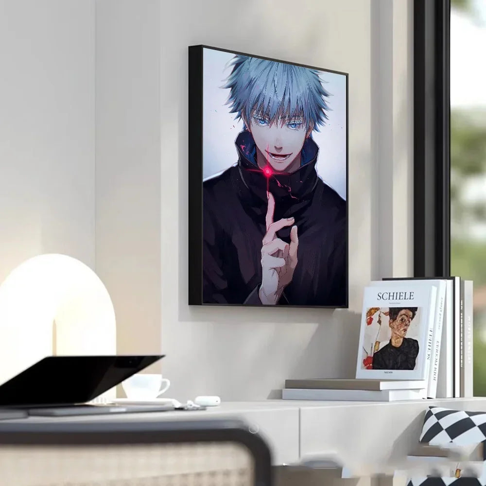 Gojo Satoru Poster - Jujutsu Kaisen Wall Art Print | Tekryu