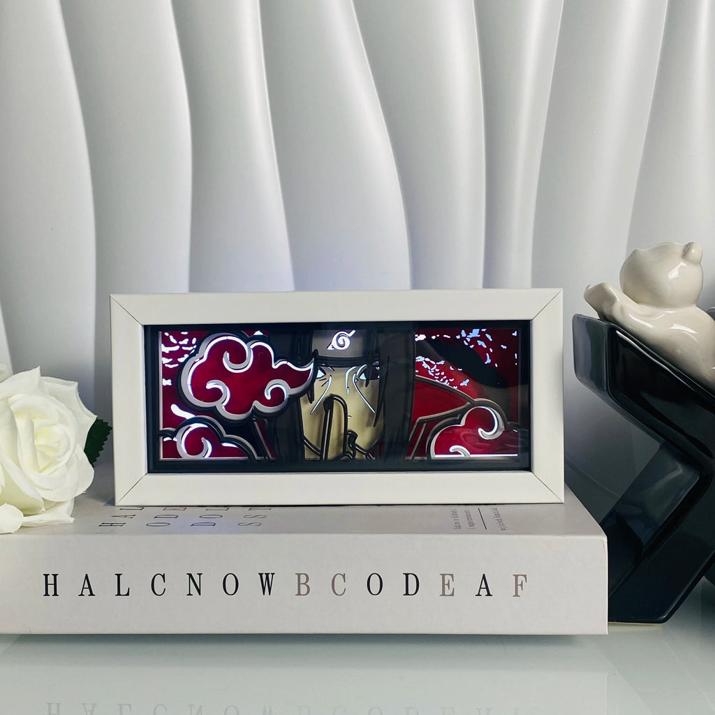 Anime 3D Shadow Light Box - Naruto Sasuke LED Lamp | Tekryu