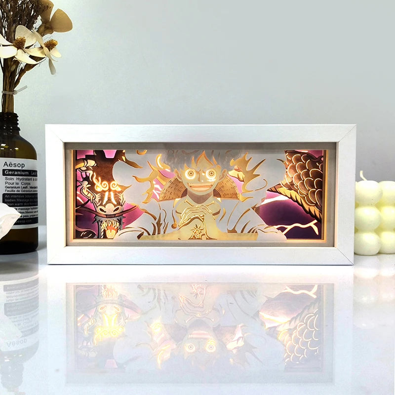 Anime 3D Shadow Light Box - Naruto Sasuke LED Lamp | Tekryu